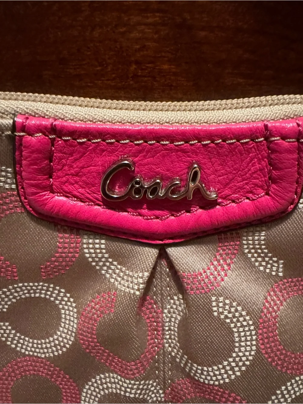 Coach Ashley Dotted Op Art crossbody